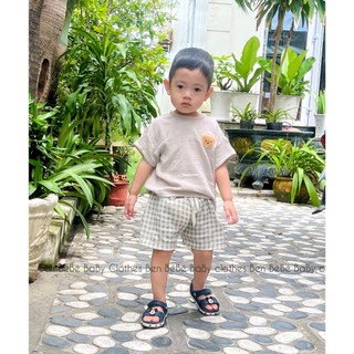 Bộ muslin dễ thương cho bé [ hàng thiết kế]