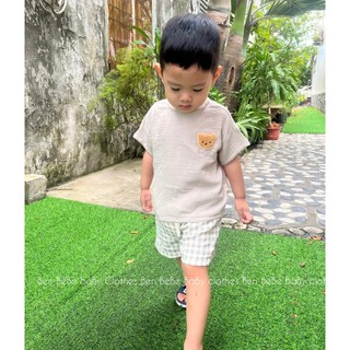 Bộ muslin dễ thương cho bé [ hàng thiết kế]