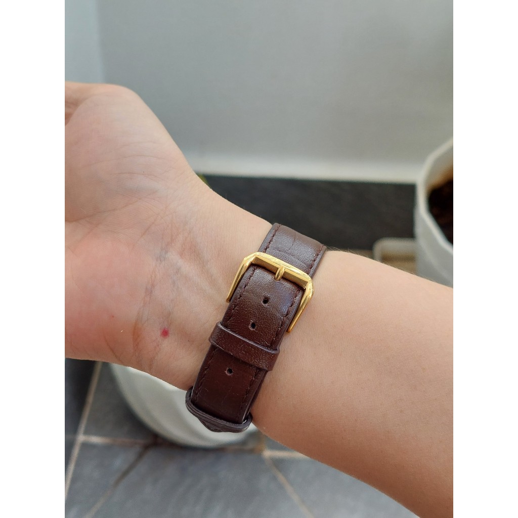 Đồng hồ nam Orient mặt tank chạy pin hàng Si