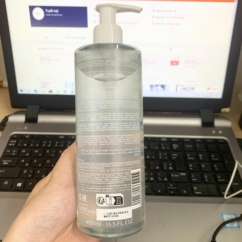 Nước Tẩy Trang SVR Sebiaclear Eau Micellaire 400ml