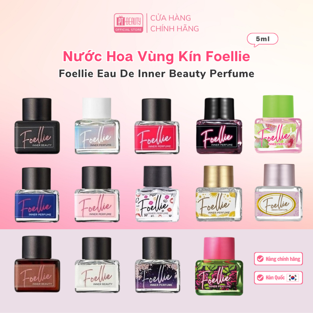 Nước hoa vùng kín giúp vùng kín luôn thơm tho Foellie Eau De Innerb Perfume 5ml