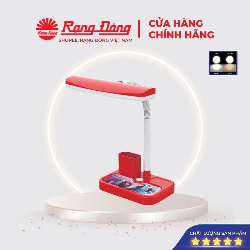 Đèn học Rạng Đông chống cận 5W, Model RDRL01.V2
