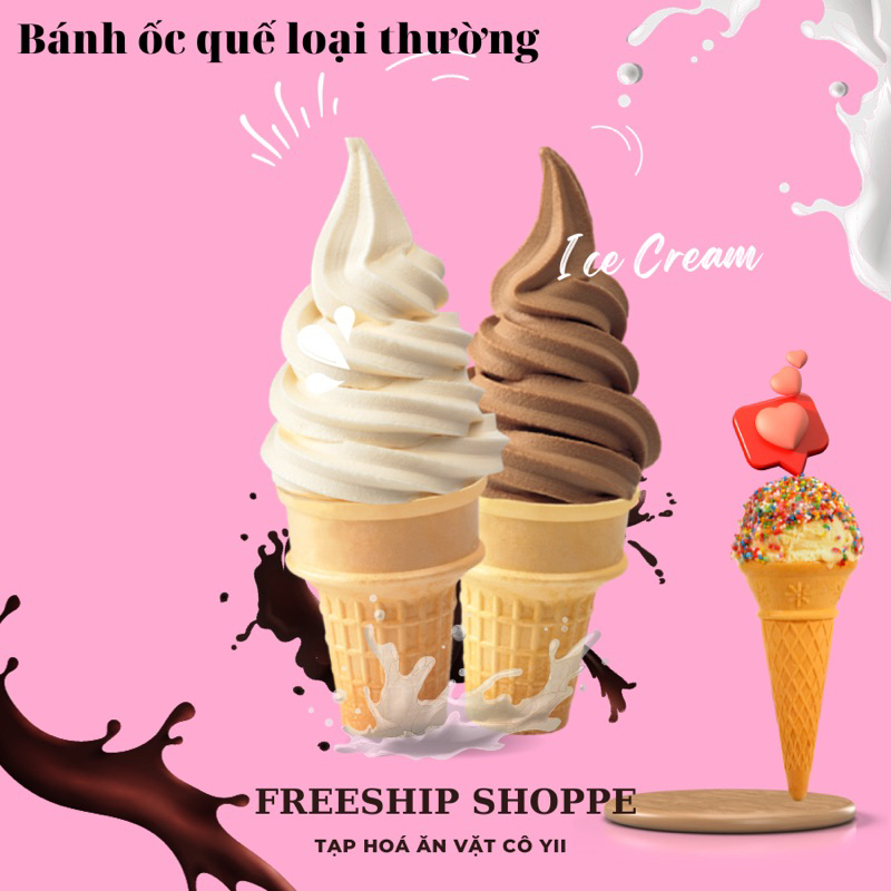 Vỏ ốc quế xốp giòn ăn ngon