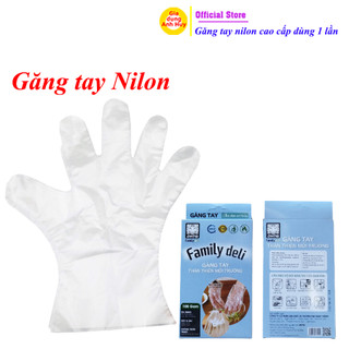 Găng tay nilon siêu dai tự hủy sinh học dùng 1 lần an toàn thực phẩm - Shop GDAH
