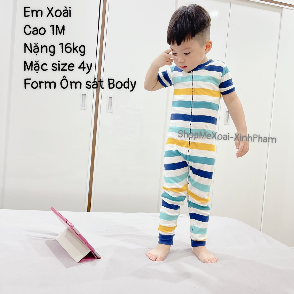 Body sleep cotton kéo khóa hiệu OLD..NAVY xuất dư siêu xịn hàng cao cấp