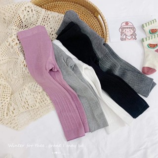  Quần Tất len  cotton sọc gân trơn KHÔNG BÀN nhiều màu cho bé trai gái từ 0-3 tuổi siêu co giãn 