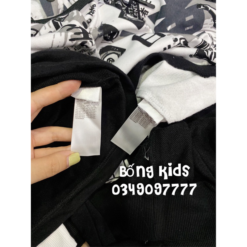 Áo Nỉ Hoodie Bé Trai In Hình GÊ