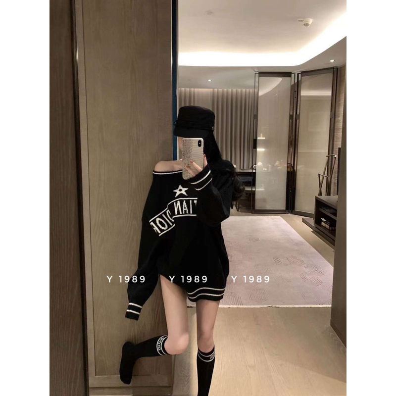 Áo Len Dài Tay Đì O Kèm Tất L1