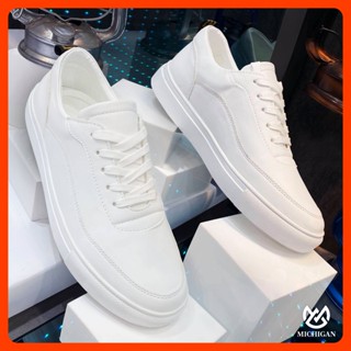 Giày Thể Thao Nam Trắng Phong Cách Thanh Lịch Thời Trang Trẻ Trung MICHIGAN STORE