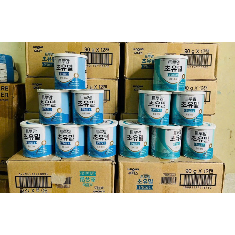 Sữa Non Men iLDong Plus số 1, 2 hộp 90g [Date 2025}