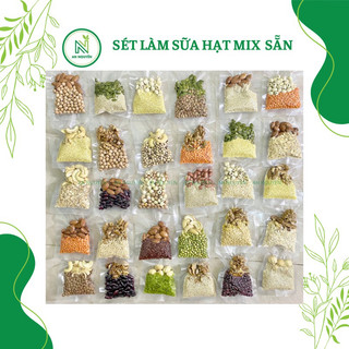 set làm sữa hạt. set 10gói-100g không trùng vị. hạt dinh dưỡng(1200ml-1500ml)