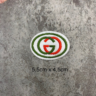 Sticker logo hình tròn GUCCI ủi nhiệt