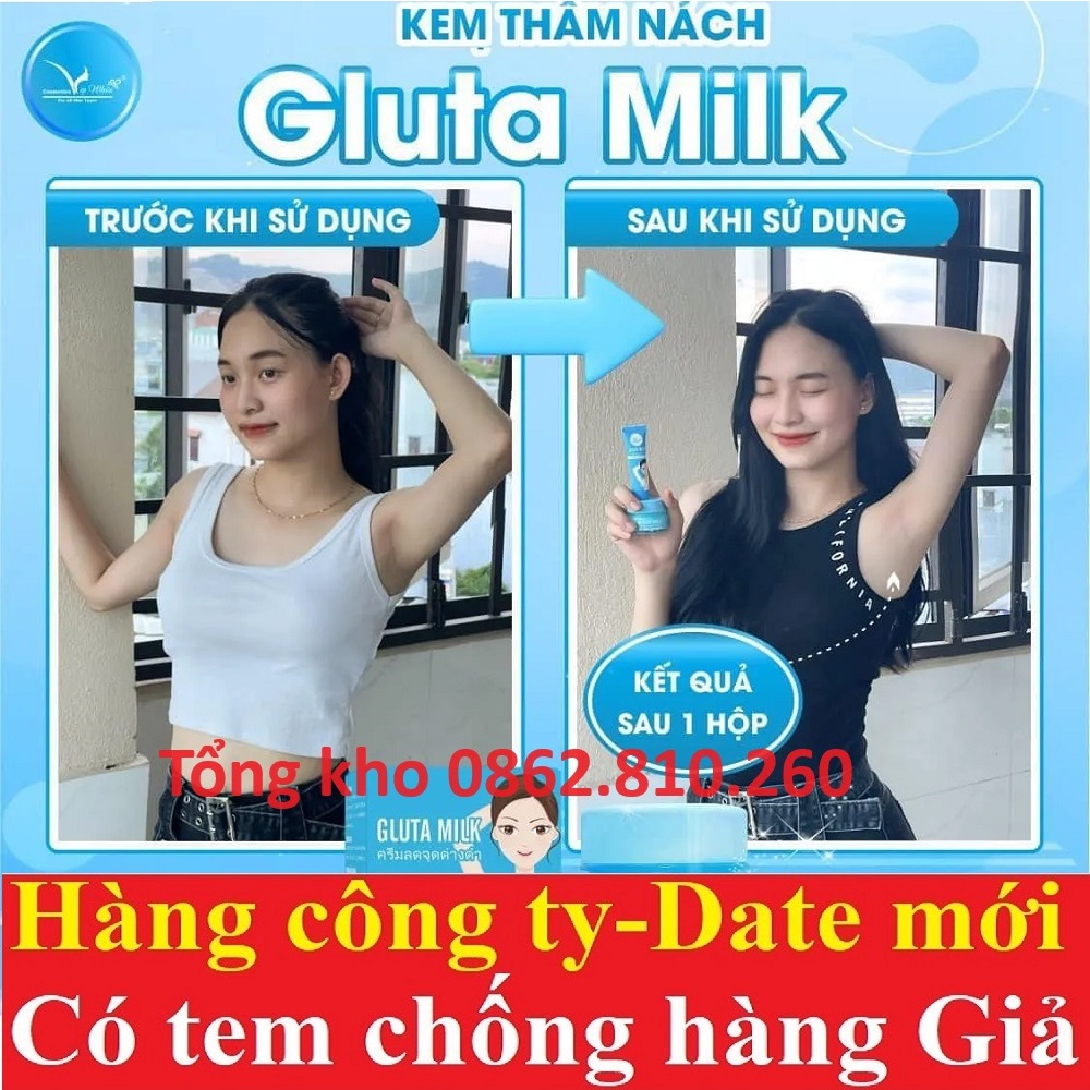 Kem thâm nách Gluta Milk thái lan  Chính Hãng