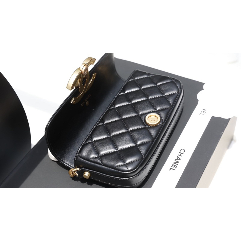 Túi Cha. nel logo super size 14-18cm 2 màu fullbox nam châm