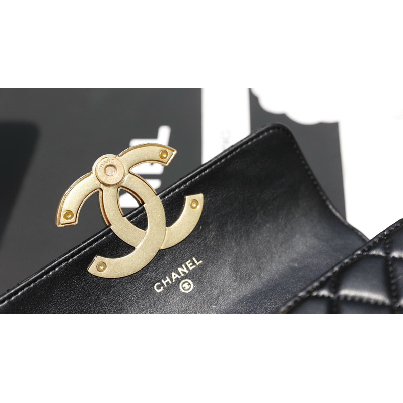 Túi Cha. nel logo super size 14-18cm 2 màu fullbox nam châm