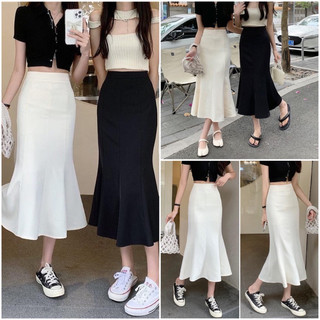 Chân váy len đuôi cá dáng dài ôm sát tôn dáng Shop Chavi Clothing -MS 8053