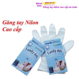 Găng tay nilon sinh học tự hủy dùng 1 lần tiện lợi và an toàn thực phẩm - Movava