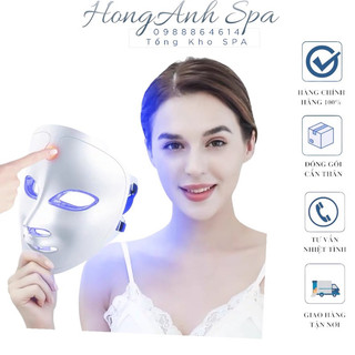 New Mặt Nạ Ánh Sáng Sạc Điện Sinh Học 7 Màu Bio Led