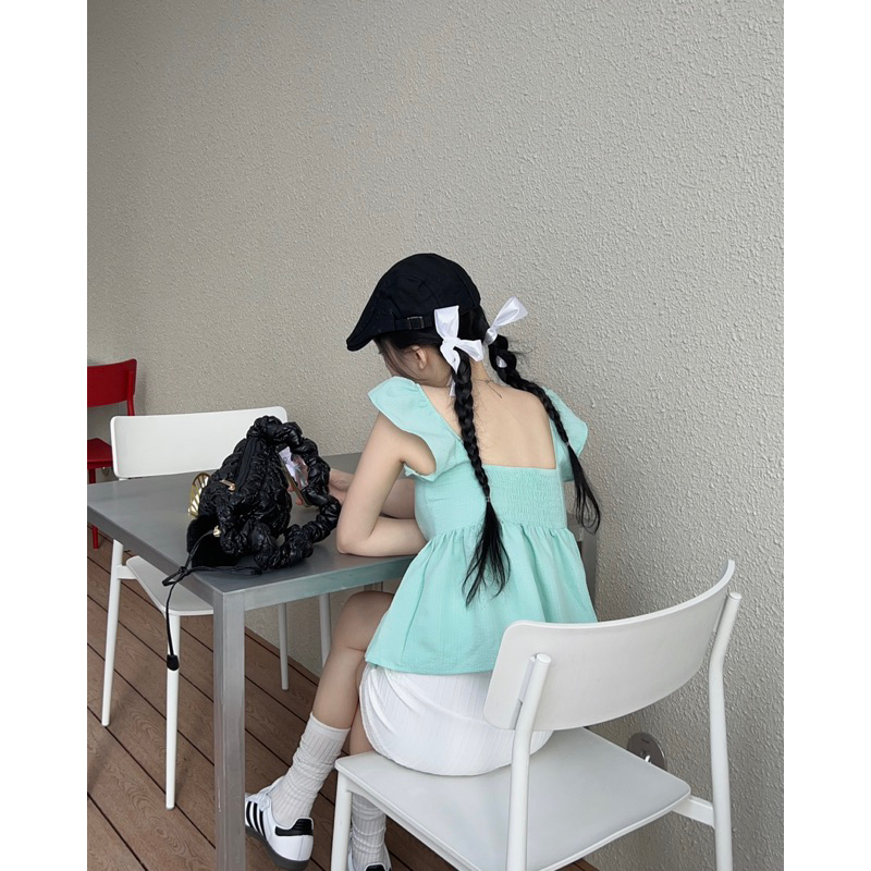 𝐌𝐢𝐧𝐧𝐢𝐞 𝐓𝐨𝐩 | áo croptop xoè bồng dạng babydoll | Annieroomfit