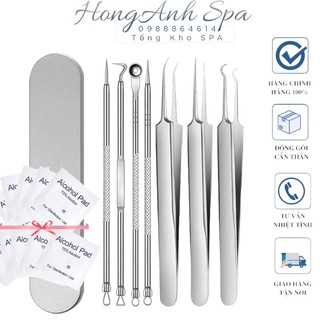 Nhíp Cây Gắp Mụn Đầu Cong Thép Không Gỉ Nhíp Cong Lấy Nặn Mụn Đầu Đen Mụn Ẩn Nhíp Gắp Mi Nối Mi Nối Tóc Dễ Dàng