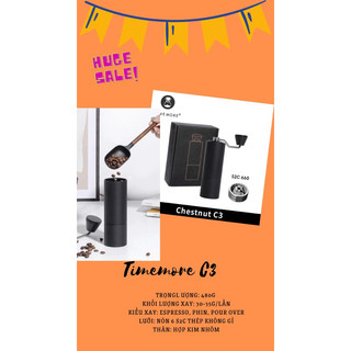 Máy xay cà phê cầm tay Timemore Chestnut C2s C3s