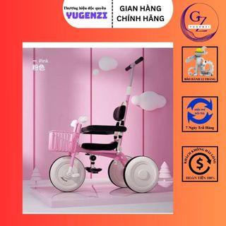 Xe đẩy cho bé Xe chòi chân 3 bánh chân an toàn có khung bảo vệ cho bé Tập đi xe YUGENZI