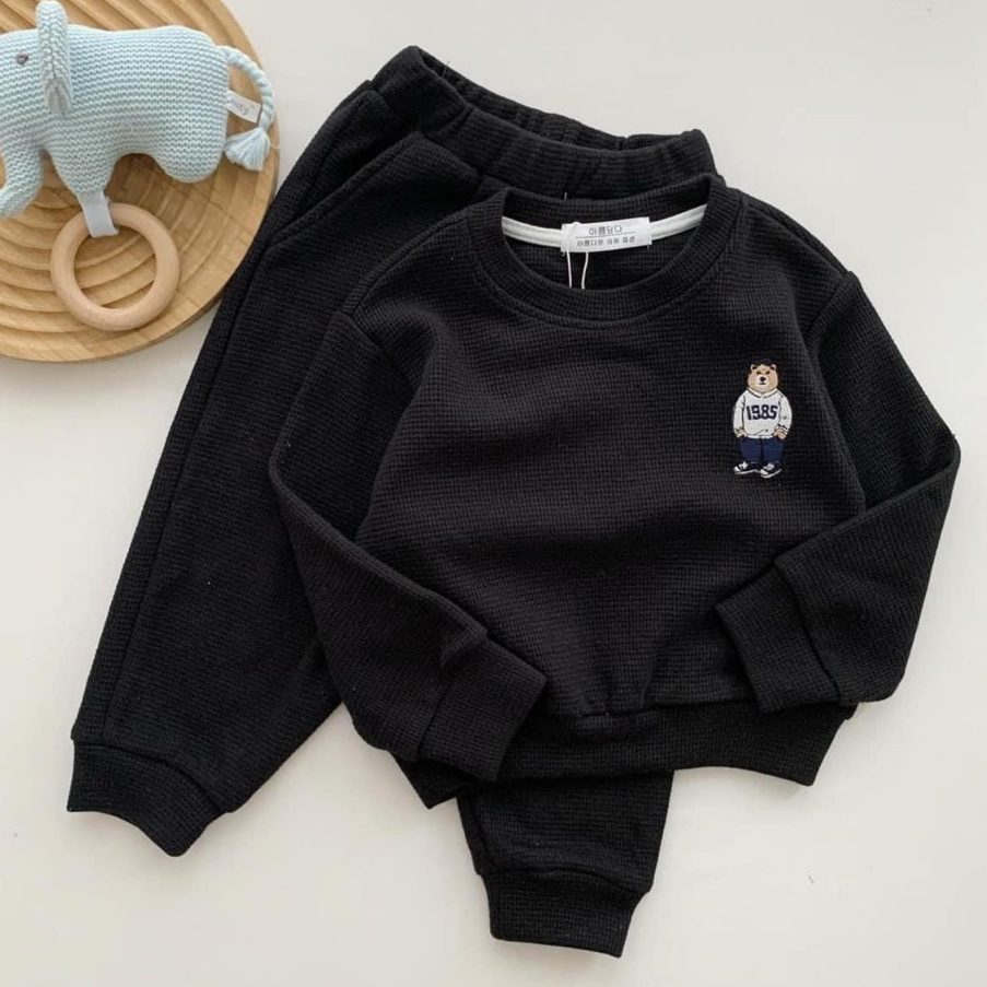 HÀNG QC, SÉT 2 BỘ TỔ ONG THÊU GẤU CHO BÉ,HÀNG CHUẨN LOẠI 1,SZ 8-28KG