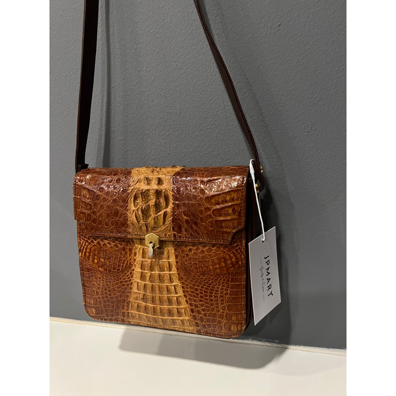 Túi đeo vai da cá sấu hàng Nhật