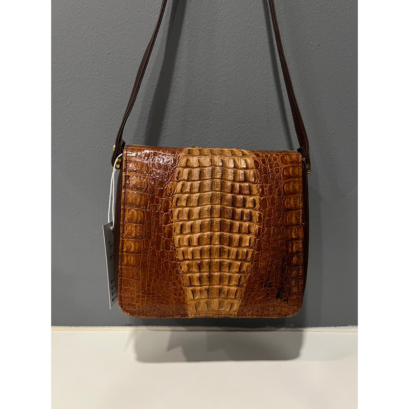 Túi đeo vai da cá sấu hàng Nhật
