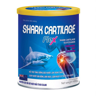 Sữa Bột Xương Khớp Shark Cartilage Flex với thành phần sụn vi cá mập, glucosamine,canxi nano MK7 Hỗ trợ tăng cường dịch
