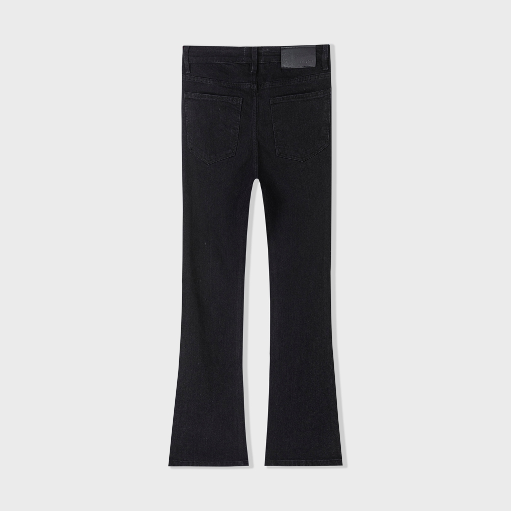 Quần Jeans Nam Ống Loe Co Dãn LA CIAN Flare Jeans BLACK