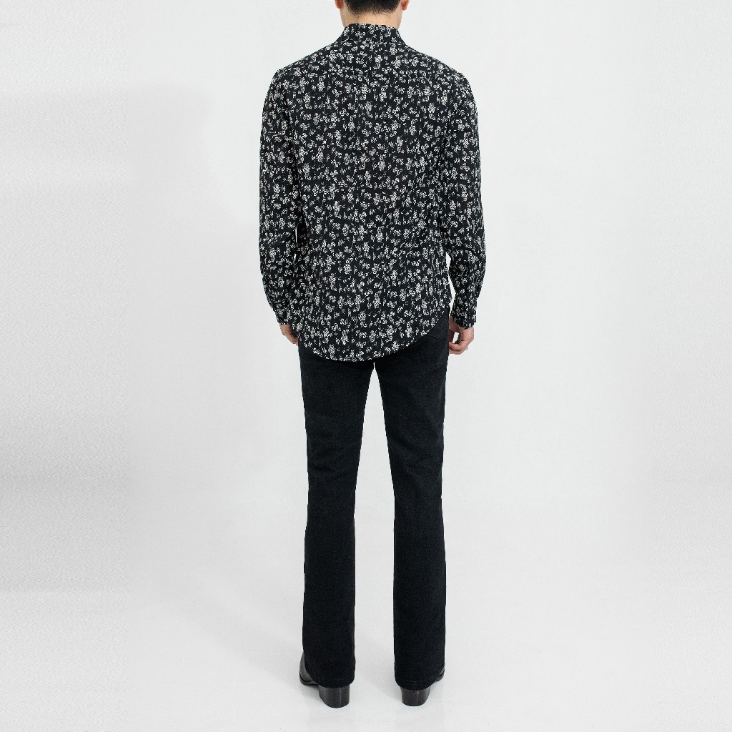 Quần Jeans Nam Ống Loe Co Dãn LA CIAN Flare Jeans BLACK