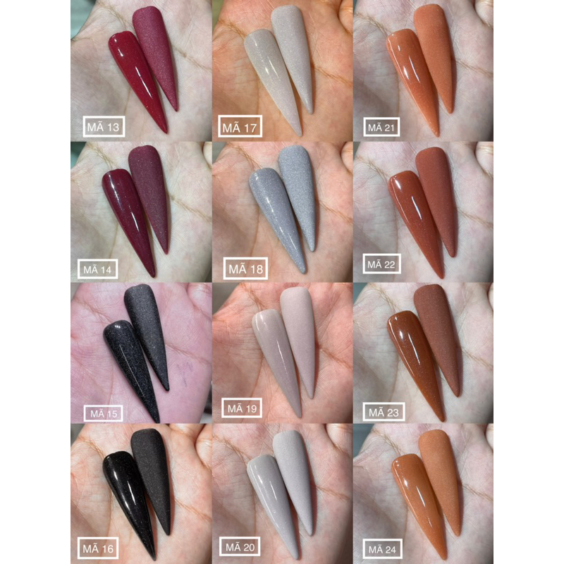 Bột Mỹ 5in1 có nhũ đắp móng, ombre, bột nhúng, nắn hoa…vv