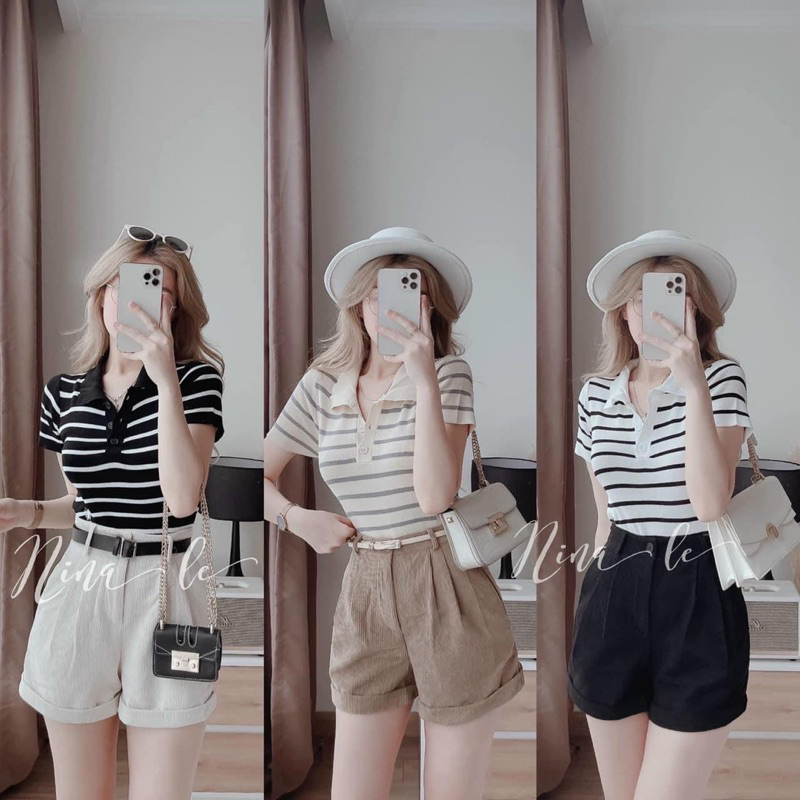 Áo len mongtoghi cổ polo hàng QC