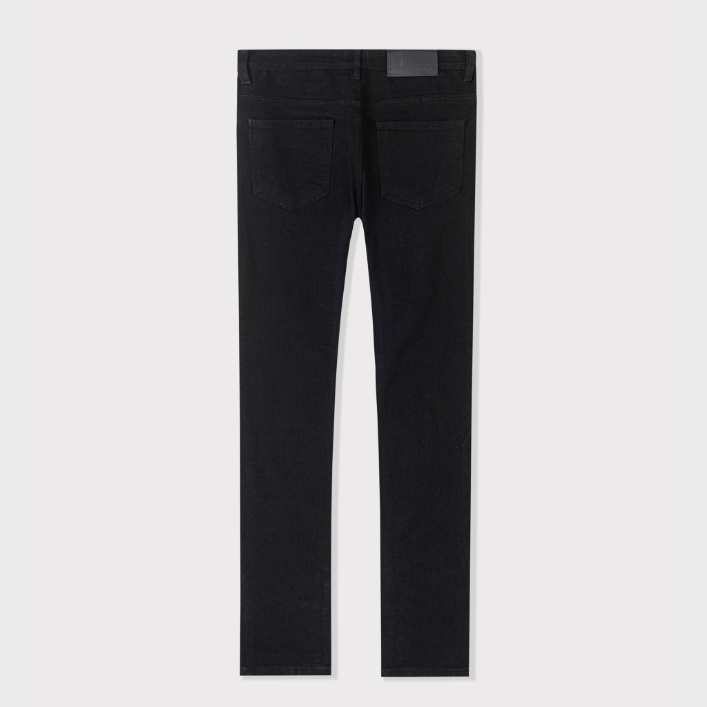 Quần Jeans Nam Đen Trơn Co Dãn LA CIAN Skinny Jeans BLACK
