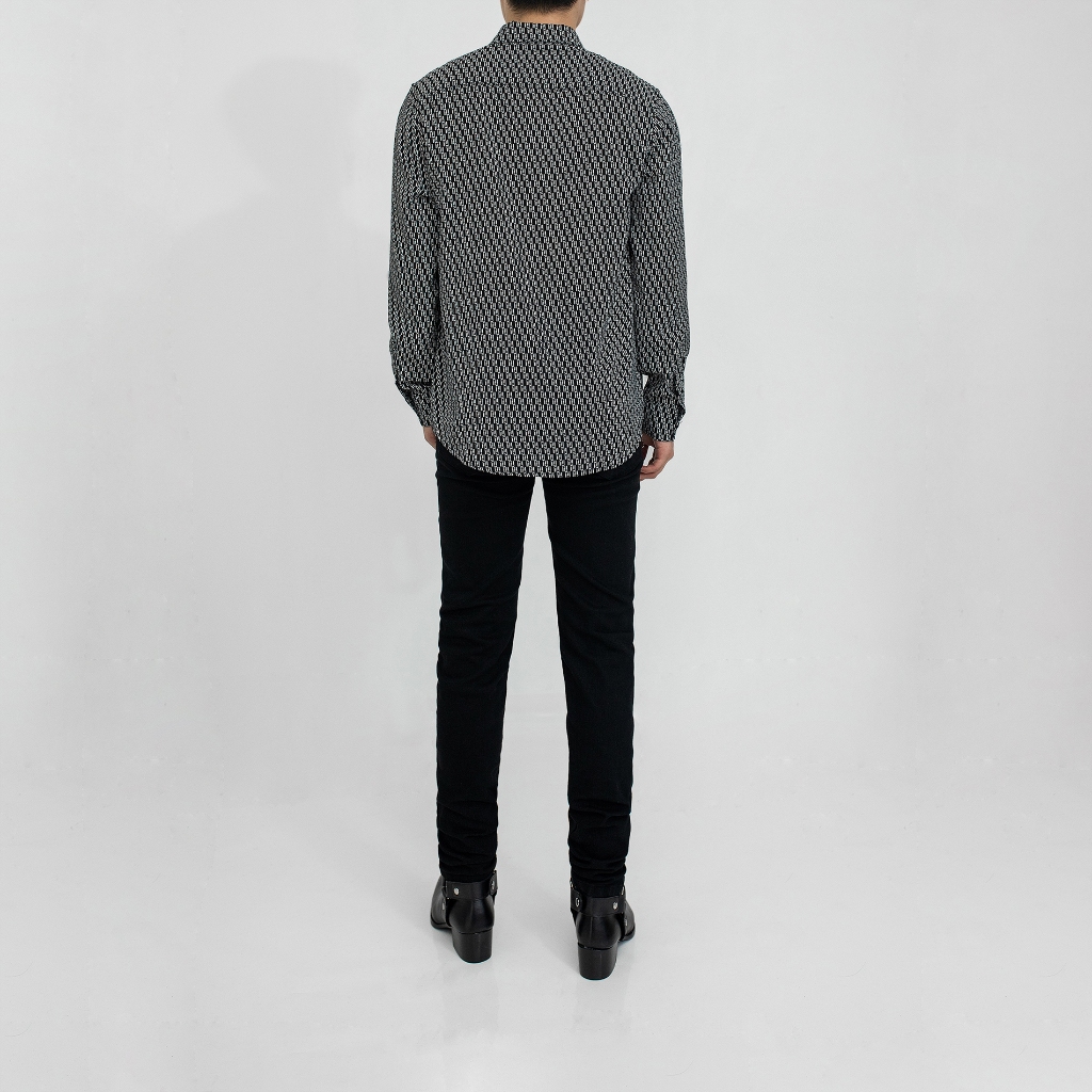 Quần Jeans Nam Đen Trơn Co Dãn LA CIAN Skinny Jeans BLACK