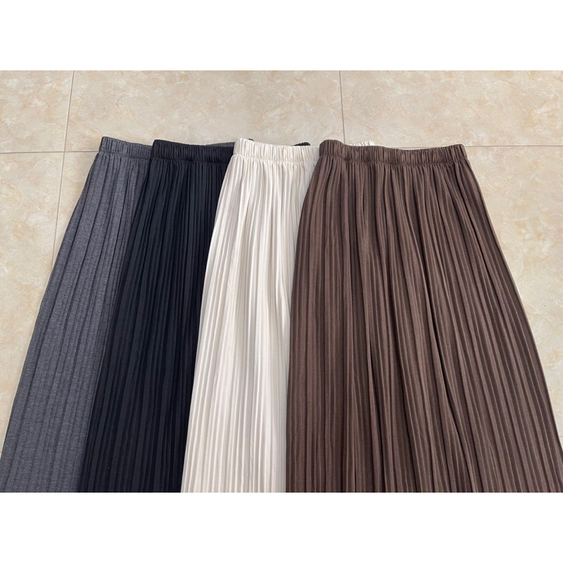 Chân váy dạ ly nhí dáng chữ A new 2023 hàng quảng Châu