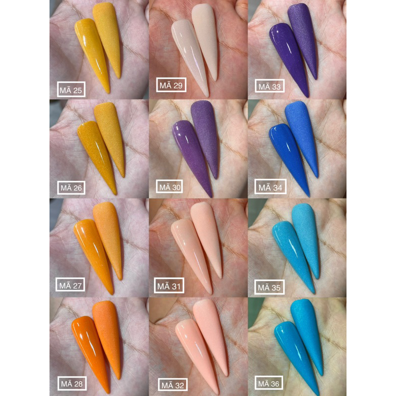 Bột Mỹ 5in1 có nhũ đắp móng, ombre, bột nhúng, nắn hoa…vv