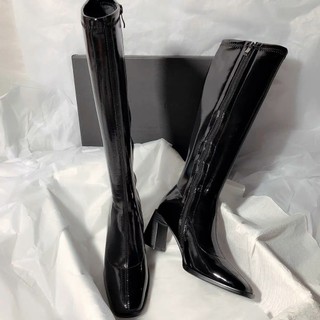 Bốt nữ DA BÓNG đế khoét cao 7cm
