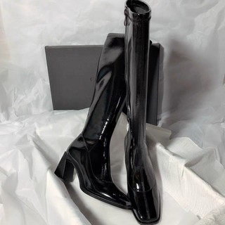 Bốt nữ DA BÓNG đế khoét cao 7cm
