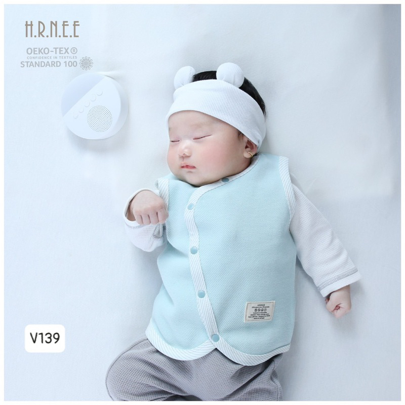 Áo gile cài chéo trần bông