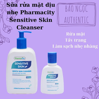 Sữa rửa mặt dịu nhẹ pharmacity sensitive skin cleanser 500ml