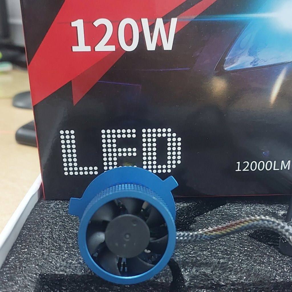 Pha led MJ80 Công suất 120w 1 bóng, 24 Chip led chân H4 lắp ô tô, xe máy.