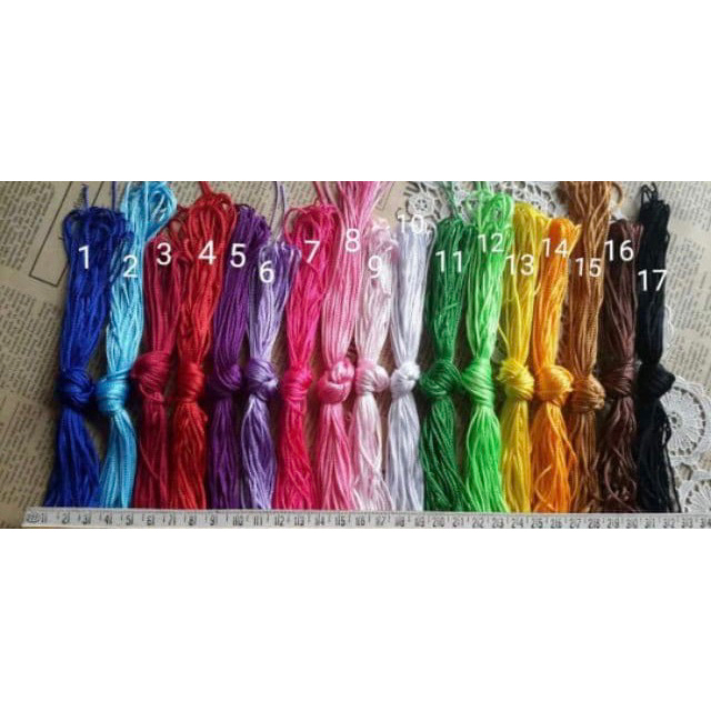 20m dây dù 1mm mềm , dây dù Việt nam dùng đan vòng tay, thắt bút,đan vòng dreamcatcher