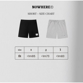 Áo Nỉ Sweater + Quần Short Basic NOWHERE [ COMBO MÙA THU NĂNG ĐỘNG]