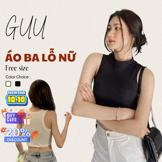 Áo ba lỗ nữ croptop sát nách kiểu dáng ôm body chất thun gân dày dặn basic siêu tôn dáng