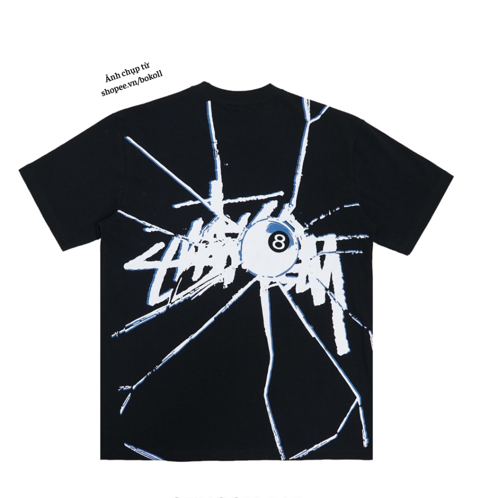 Áo thun stusssy nam nữ phong cách đường phố hàng QC cao cấp