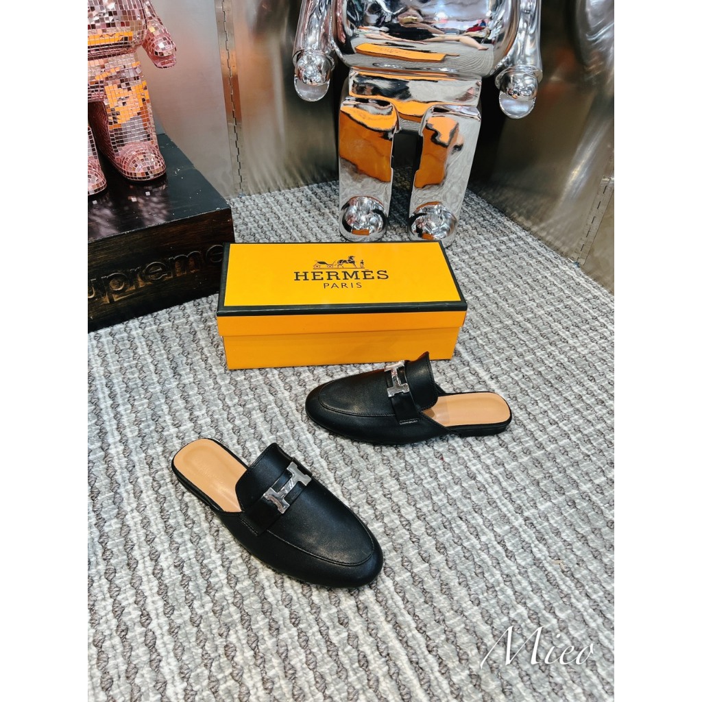 SỤC HERME TAG BẠC DA LÌ