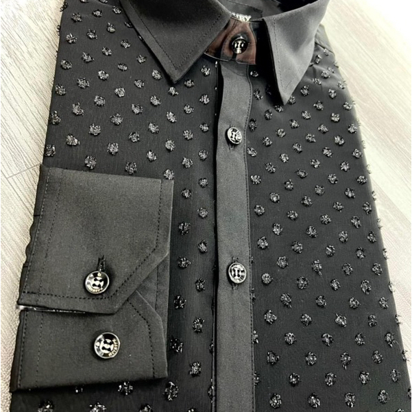 Sơ Mi Nam Thiết Kế Vải Lụa Hàn Trơn Mịn Không Nhăn Không Phai Không Xù