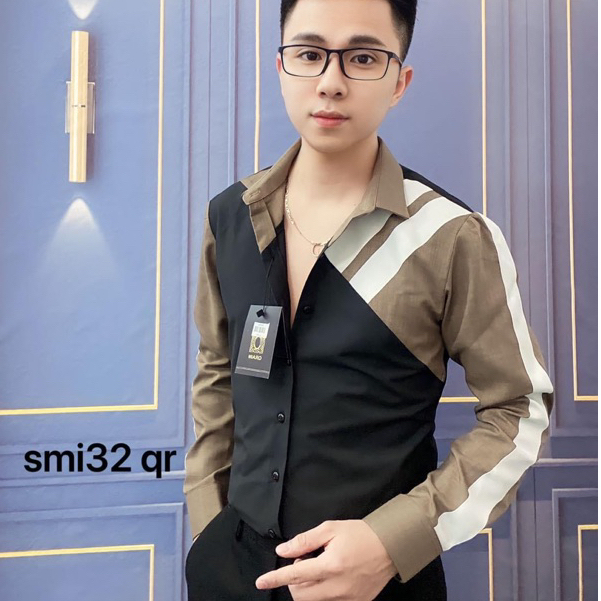 Sơ Mi Nam Phôi Tay Vài Hàn Không Nhăn Không Phai Không Xù